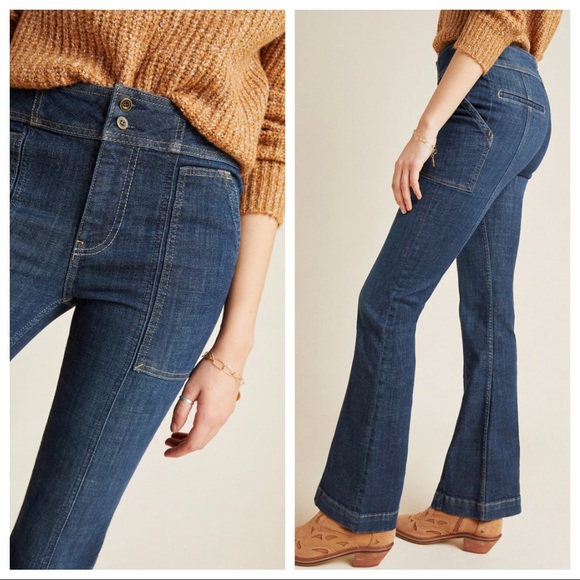 NWT Pilcro High-Rise Utility Bootcut Jeans - Picture 3 of 3